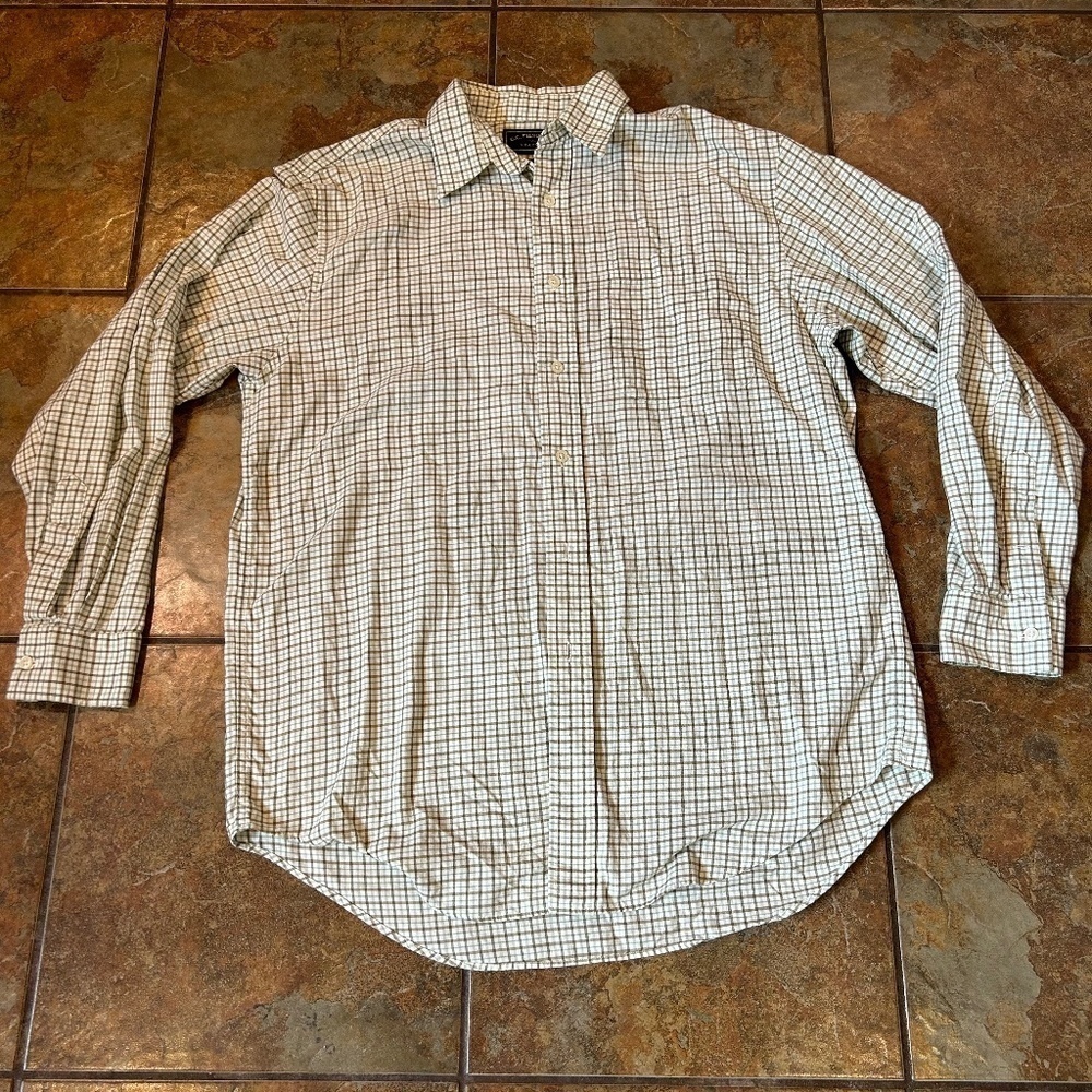 CC Filson Shirt Mens Long Sleeve Plaid Lightweight Flannel Sz Med Pocket Button